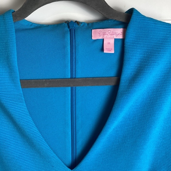 LILLY PULITZER CHARLENA
SHIFT ARIEL BLUE Mini Dress  Size Medium - Picture 7 of 8